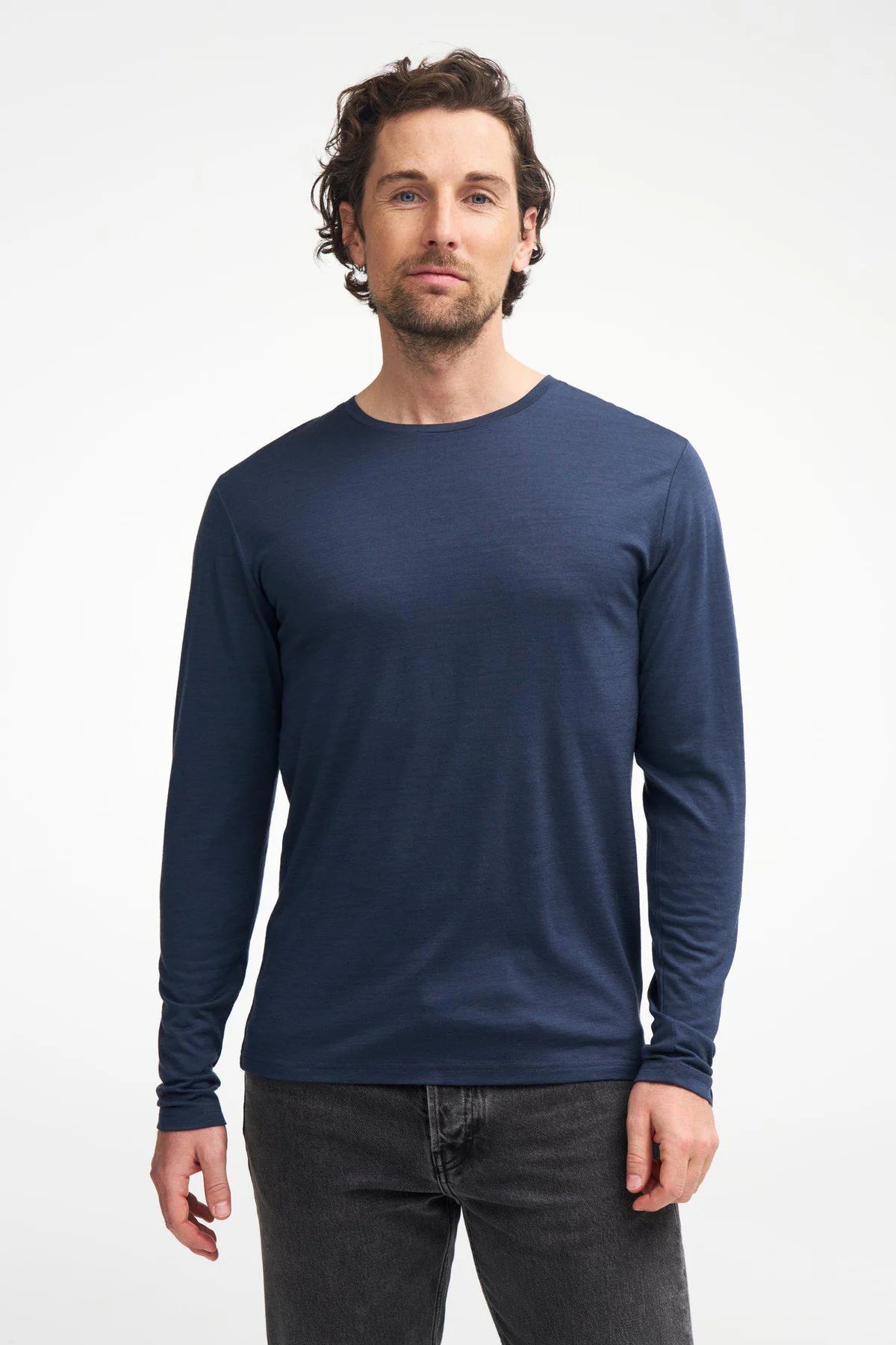 Longsleeve Underwool Merino Male - Natural White - Ivanhoe of Sweden