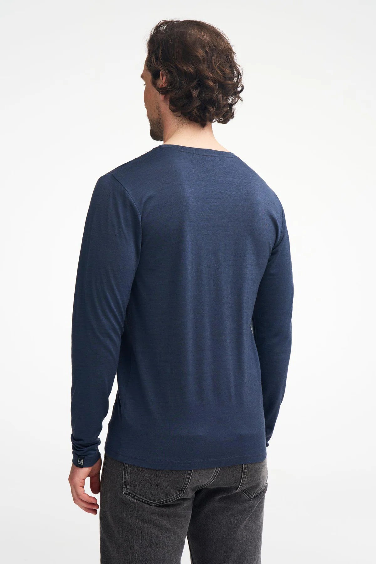 Longsleeve Underwool Merino Male - Steelblue - Ivanhoe of Sweden