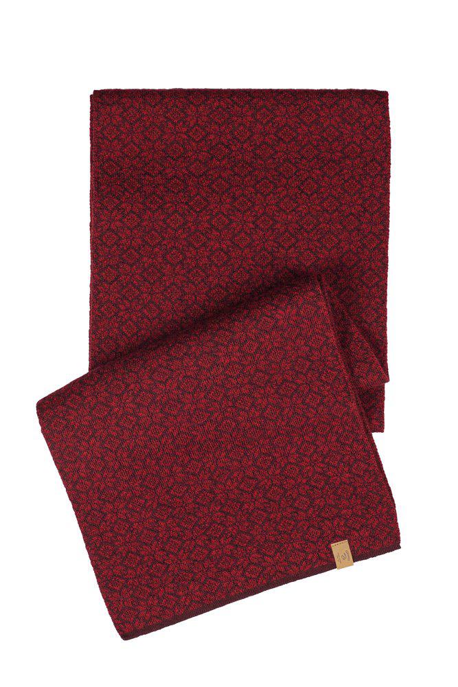 Sjaal Fiona Scarf Deep Red – Ivanhoe of Sweden