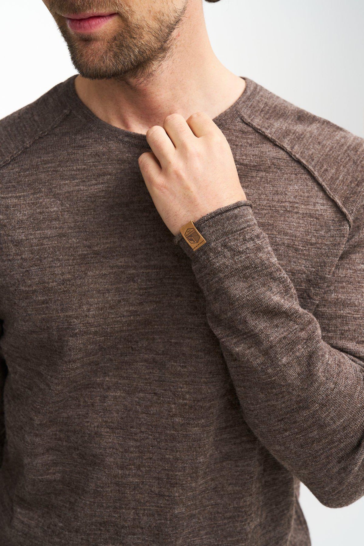 Trui / Longsleeve NLS Beech - Coffee Bean - Ivanhoe of Sweden