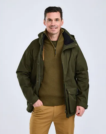 Nydala Classic 2L Jacket - Men - Moss Green - Pinewood