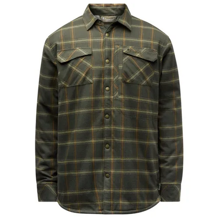 Tussenjas Pile Overshirt - Unisex - D. Green / Bronze - Pinewood