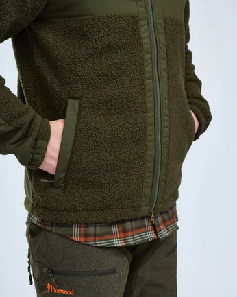 Vest Pile Fleece JKT - Men - Moss Green - Pinewood