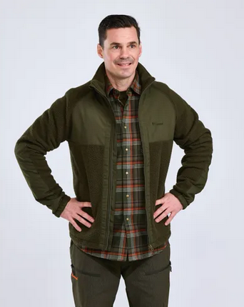 Vest Pile Fleece JKT - Men - Moss Green - Pinewood
