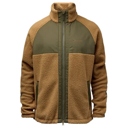 Vest Pile Fleece JKT - Men - Sand / Green - Pinewood