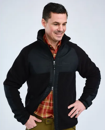 Vest Pile Fleece JKT - Men - Black - Pinewood