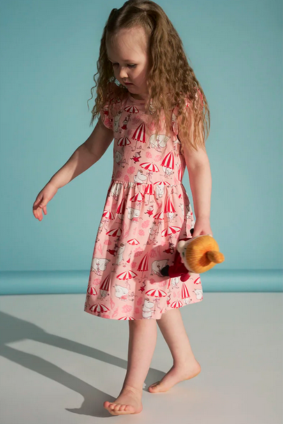 Jurk Shell Beach Dress Coral – Moomin