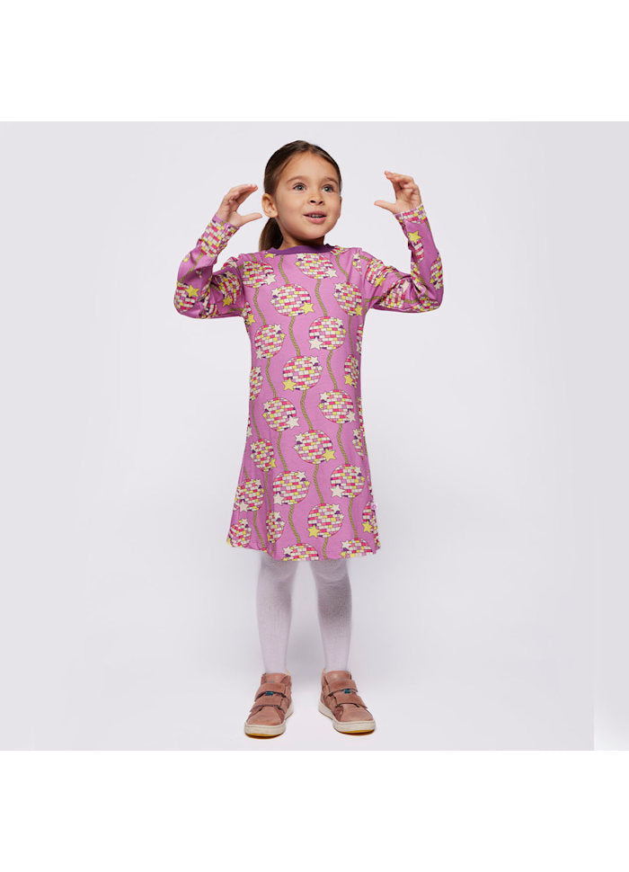 Jurk Gala Dress with Disco Balls - Småfolk