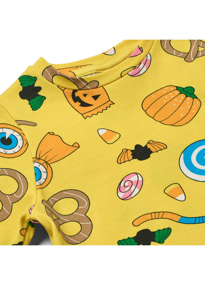 Jurk / Gala dress with Halloween candy - Småfolk