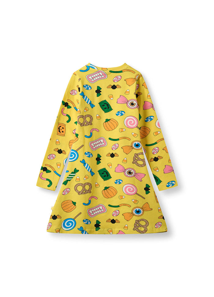 Jurk / Gala dress with Halloween candy - Småfolk