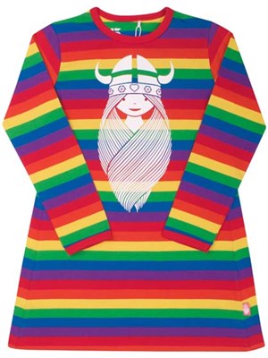 Jurk Danenanna Dress Rainbow FREJA - Danefae / DYR