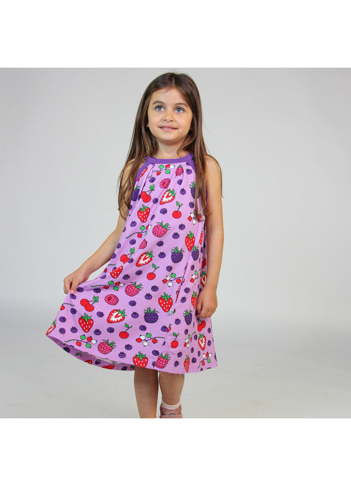 Jurk / Sleeveless Dress with Berries - Småfolk