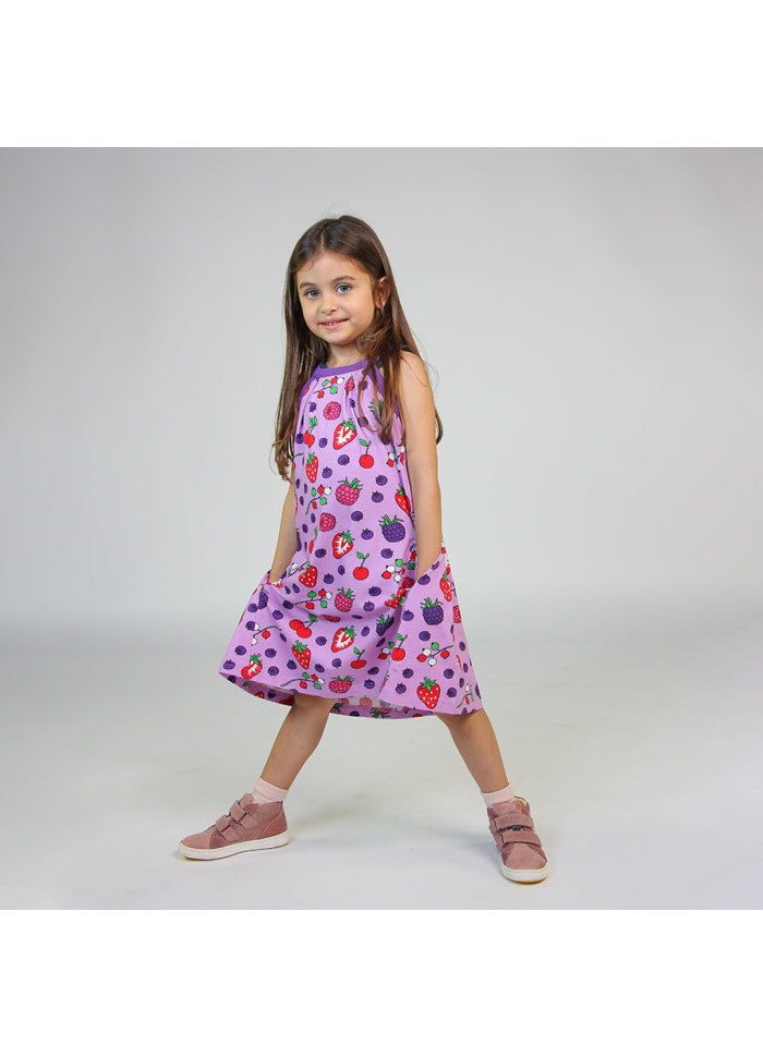 Jurk / Sleeveless Dress with Berries - Småfolk