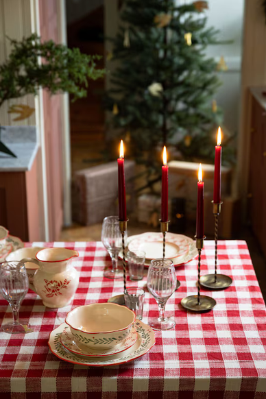Kandelaar / Candle Holder Estelle Antique Brass Tall - Strömshaga
