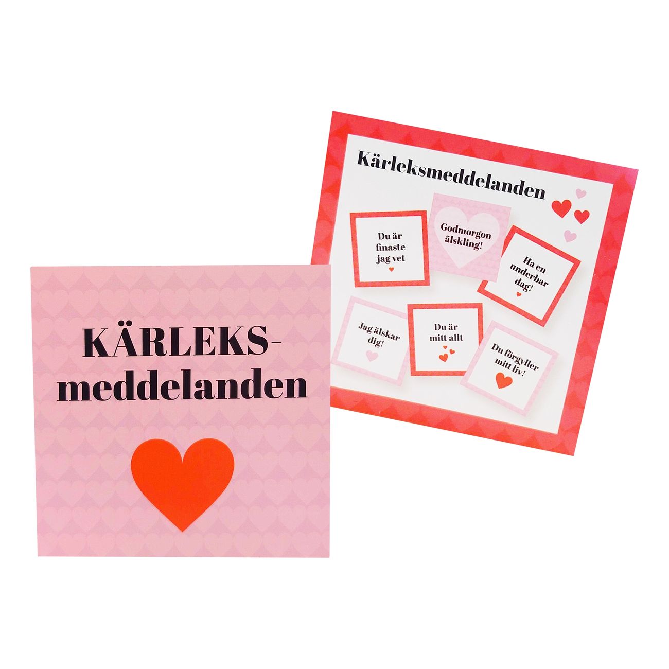 6 Kärleksmeddelanden / liefdesboodschappen - Hedlund