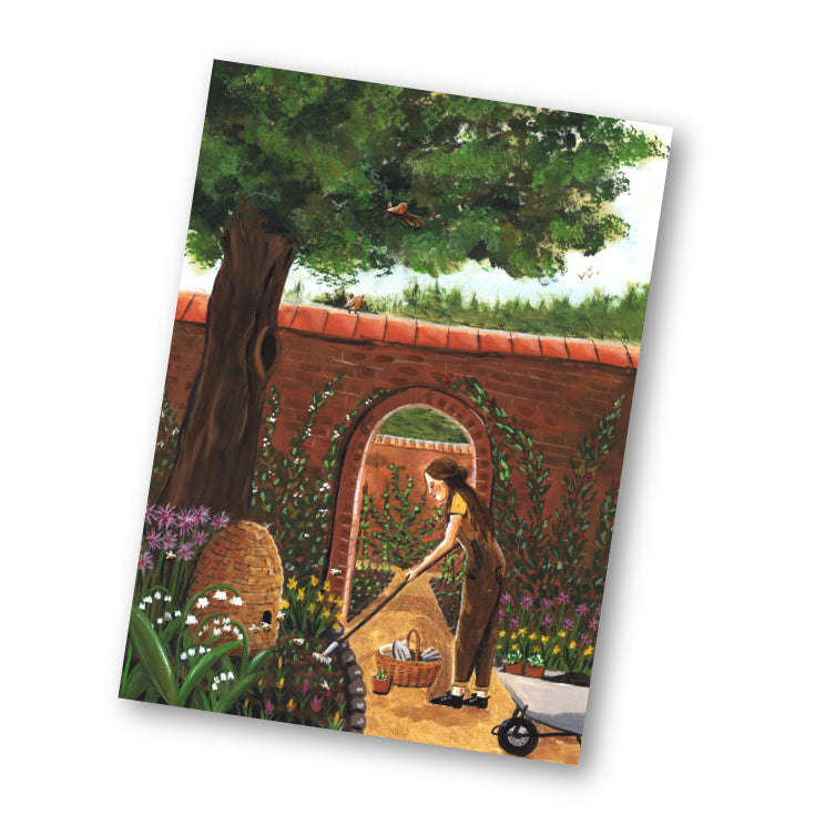 Kaart kasteeltuin - Illustrator under a blankie