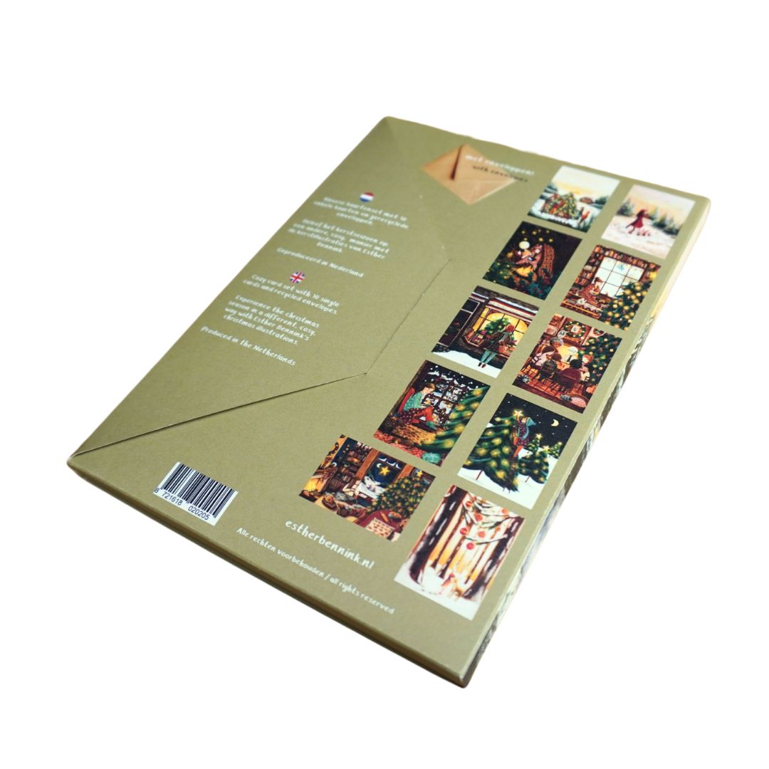 Cosy Kaarten Set Christmas 10 st. - Illustrator under a blankie