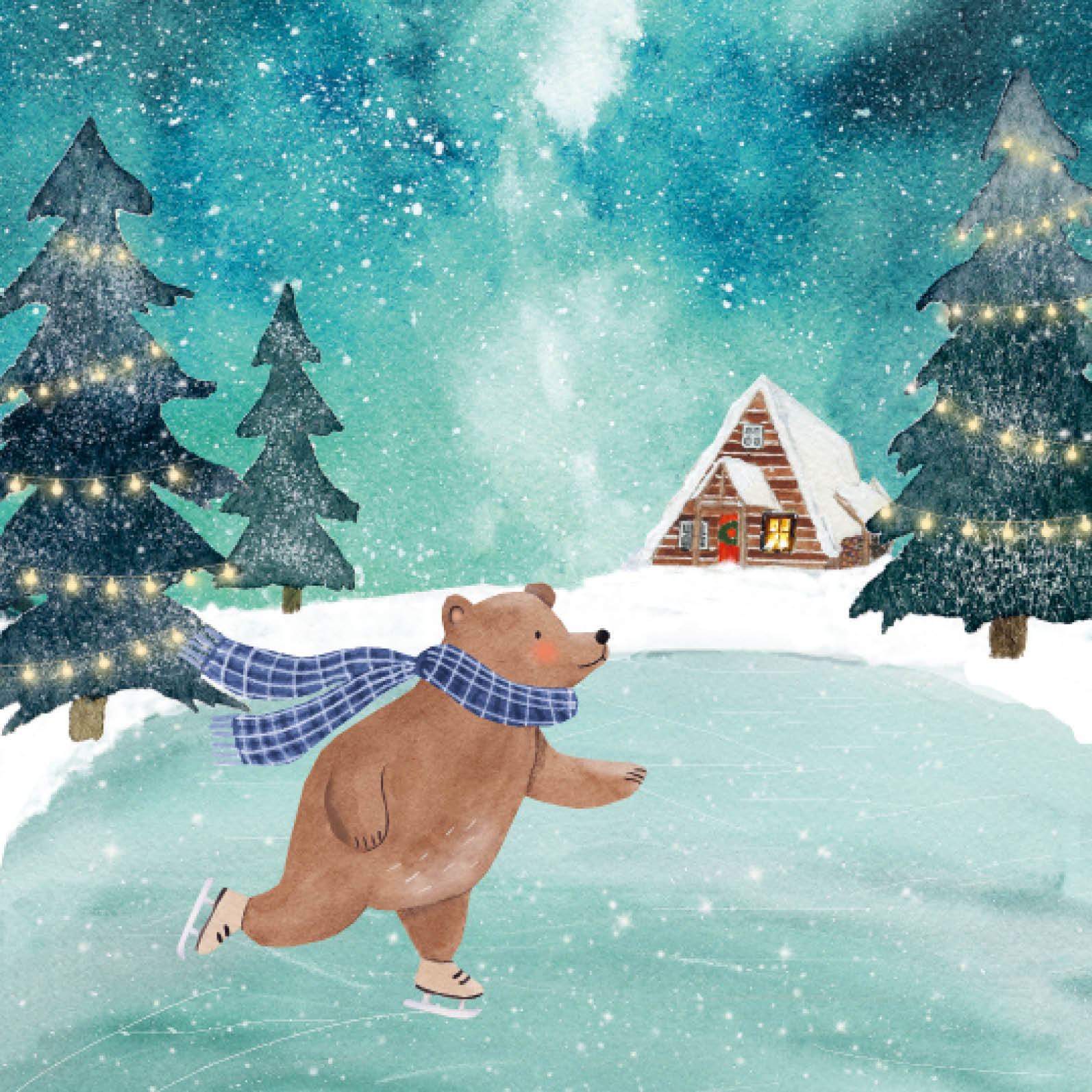 Eco Kerstkaarten Set 20 Tina 6 st. + 9 stickers – Zintenz