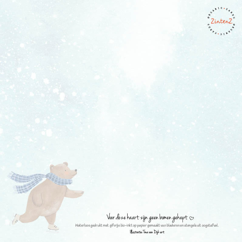 Eco Kerstkaarten Set 20 Tina 6 st. + 9 stickers – Zintenz