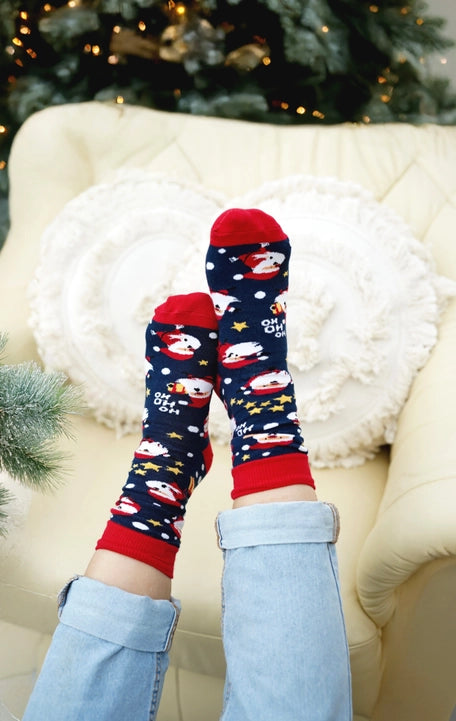 Christmas Santa Clause Socks / Baby / Kids / Adult - Faves. Socks&Friends