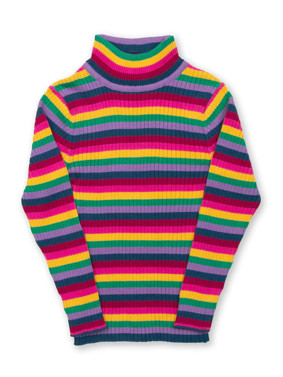 Rainbow Knit Turtle Top (longsleeve / trui) - Kite Clothing