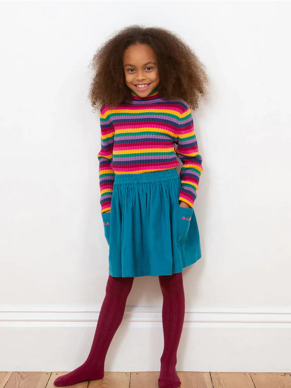 Rainbow Knit Turtle Top (longsleeve / trui) - Kite Clothing