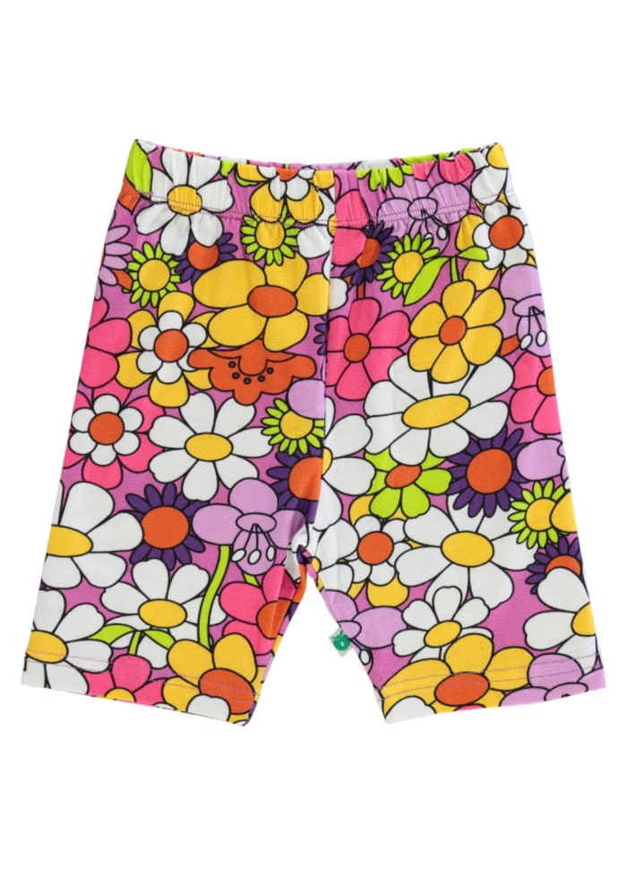 Korte broek / Cycling Shorts with Flowers - Småfolk