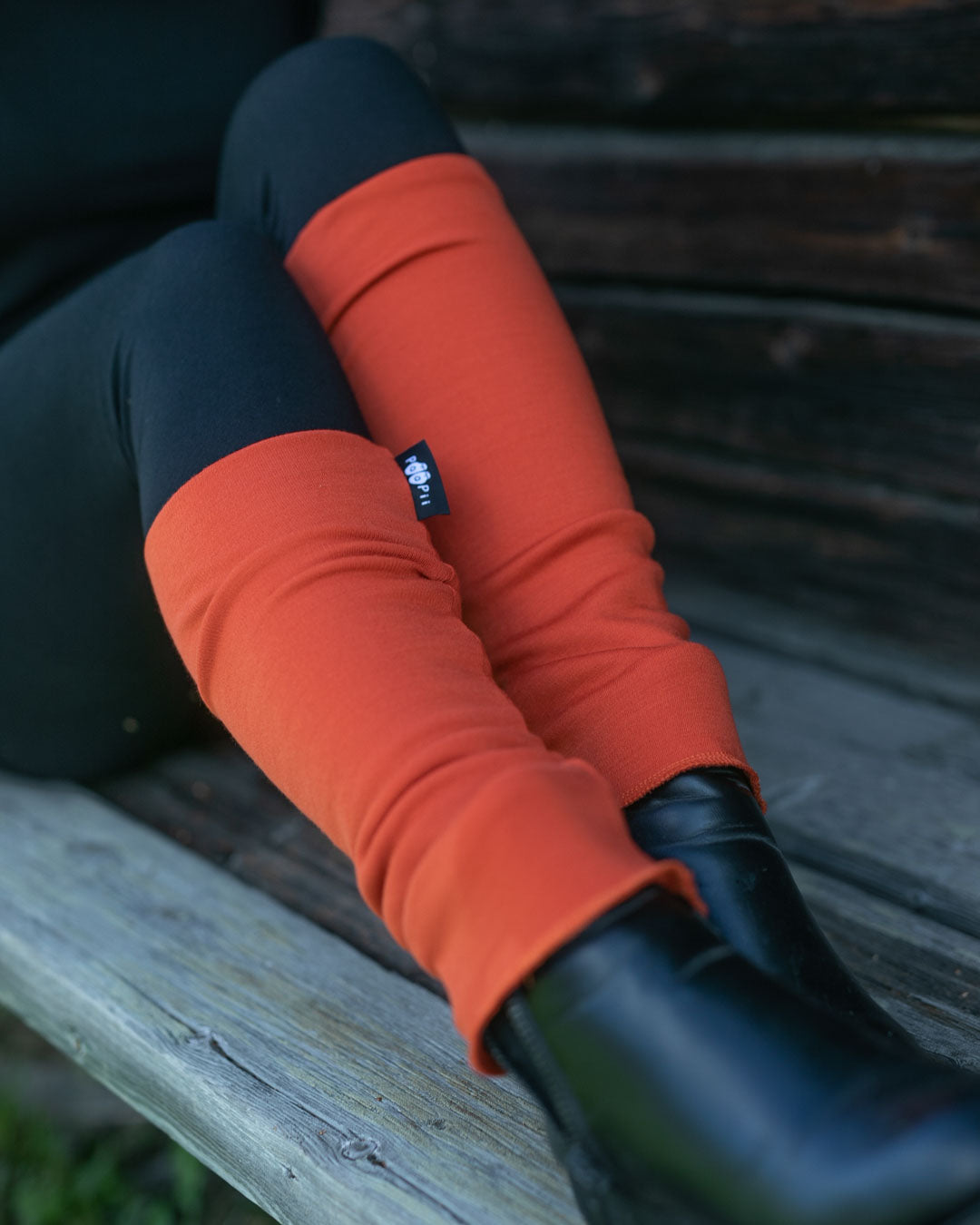 Beenwarmers / Leg Warmers 100% Merinowol Rust – Paapii Design