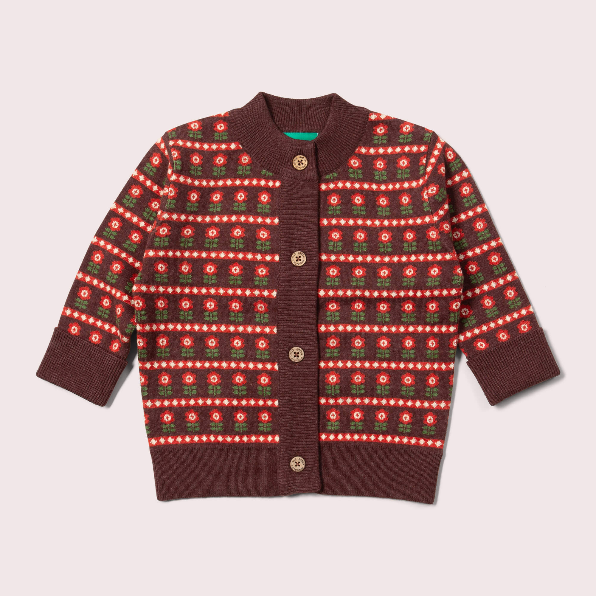 Vest / Collecting Flowers Knitted Cardigan - Little Green Radicals