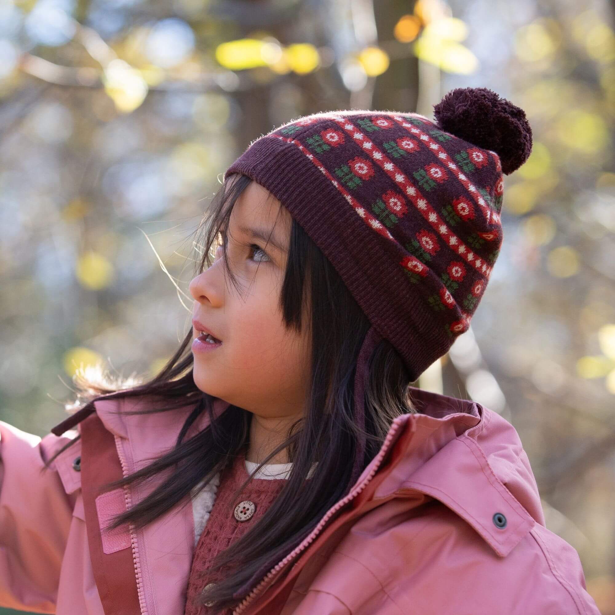 Muts / Collecting Flowers Knitted Hat - Little Green Radicals