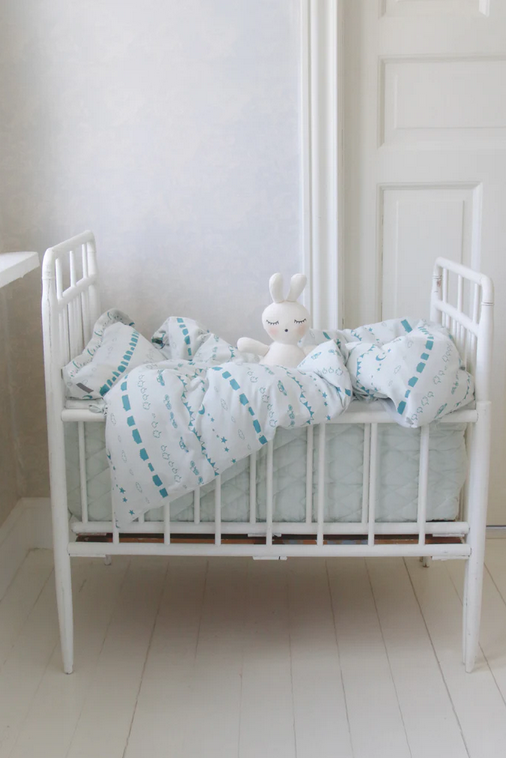 Dekbedset ledikant Little City Mint – Littleheart