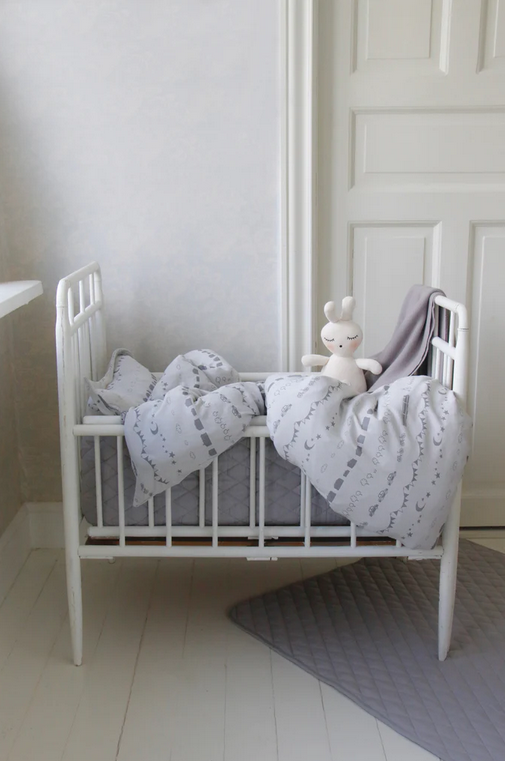 Dekbedset ledikant Little City Soft Grey – Littleheart