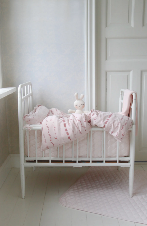 Dekbedset ledikant Little City Soft Pink – Littleheart
