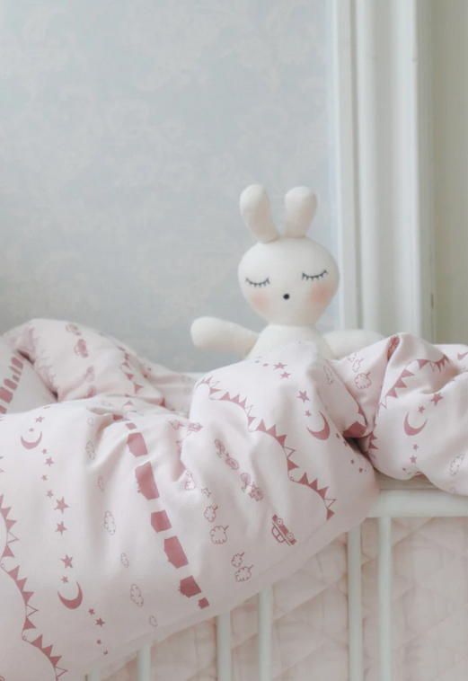 Dekbedset wieg Little Sky Soft Pink – Littleheart