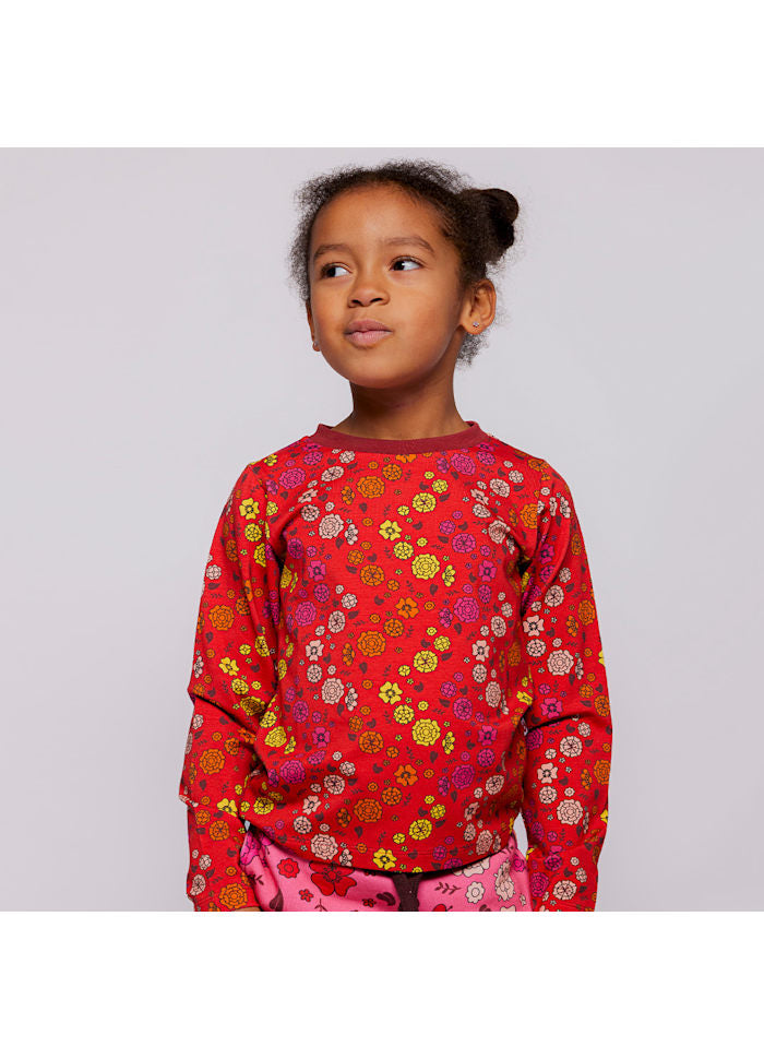 Longsleeve Gala Blouse with Flowers - Småfolk