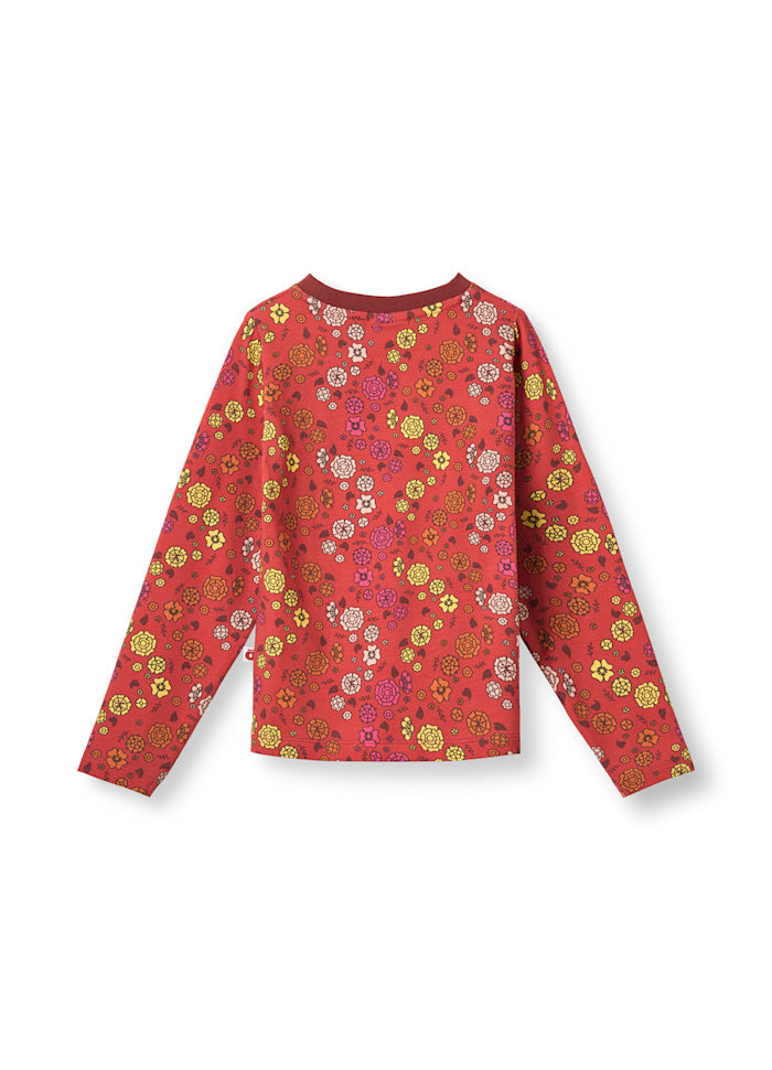 Longsleeve Gala Blouse with Flowers - Småfolk