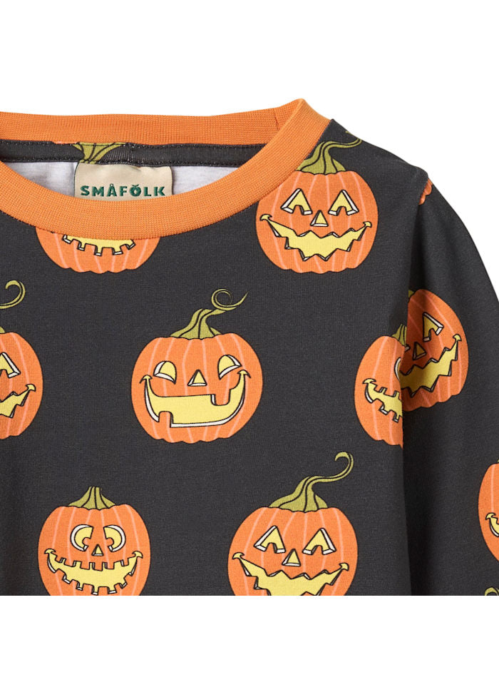 Longsleeve Gala Blouse with Pumpkins - Småfolk