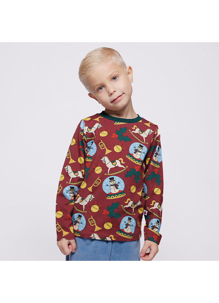 Longsleeve Gala Top with Christmas - Småfolk