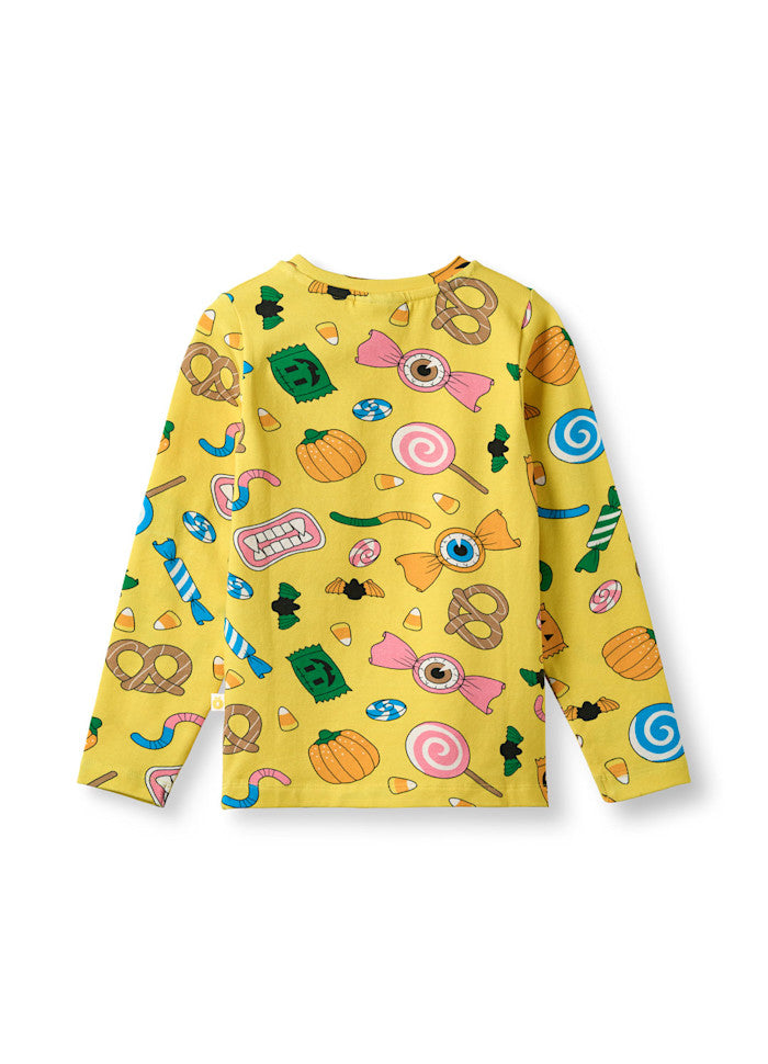 Longsleeve / long-sleeved top with Halloween Candy - Småfolk