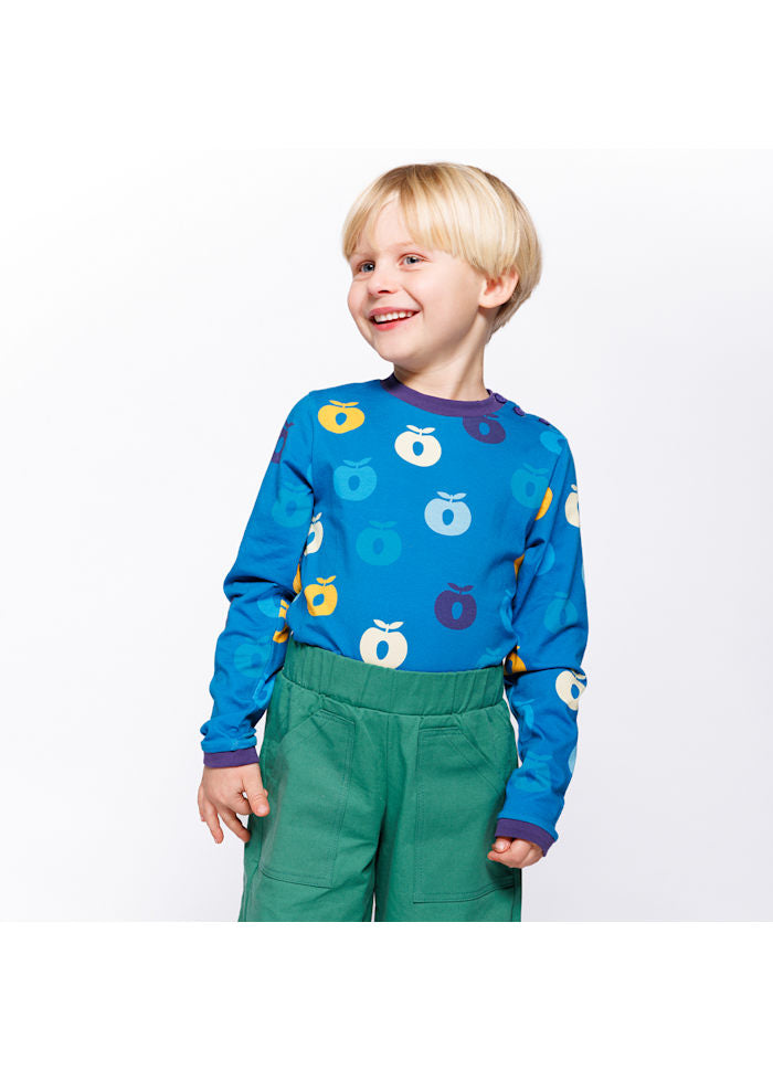 Longsleeve / Umalin long-sleeved top with apples - Småfolk