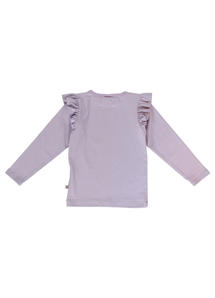 Longsleeve with hedgehogs Lila - Småfolk