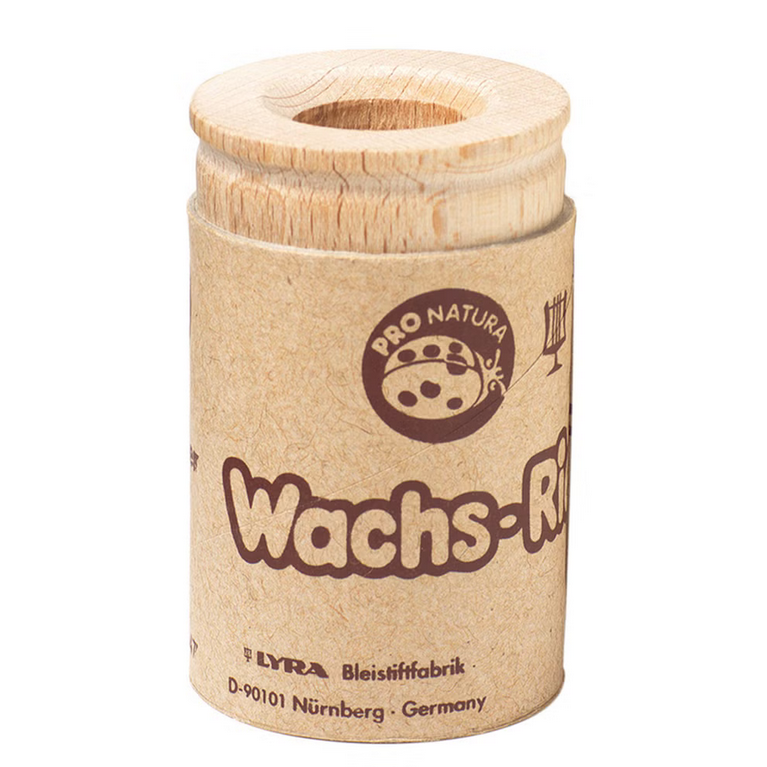 Houten puntenslijper voor waskrijtjes - Lyra