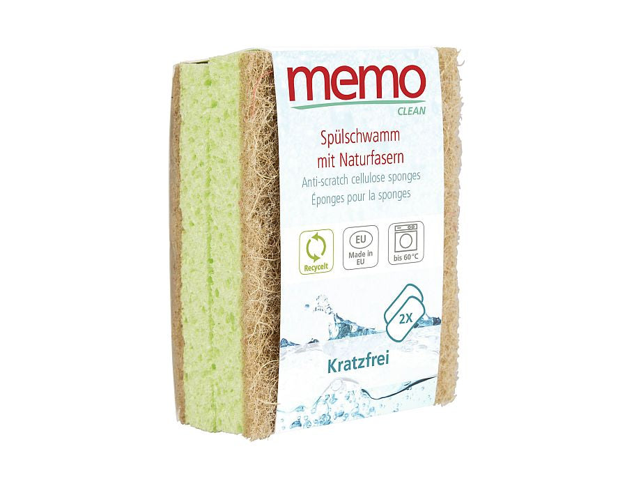 Schuursponzen Sisal Gerycycled 2-pack - Memo