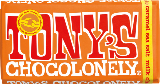 Chocolade Reep Melk Karamel Zeezout - Tony’s Chocolonely