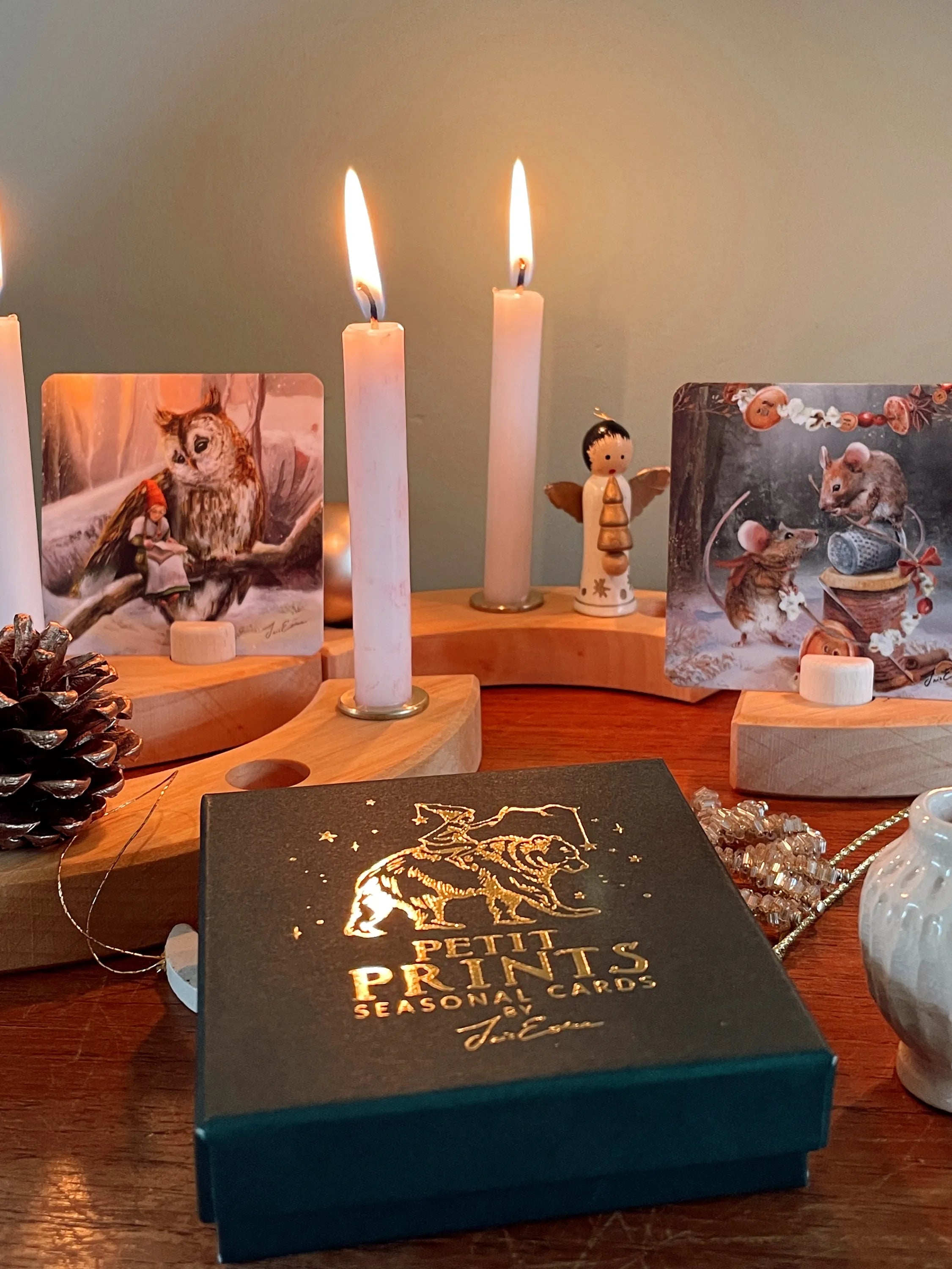 Petit Prints: Set van 16 minikaarten Seizoenen /Seasonal - Iris Esther