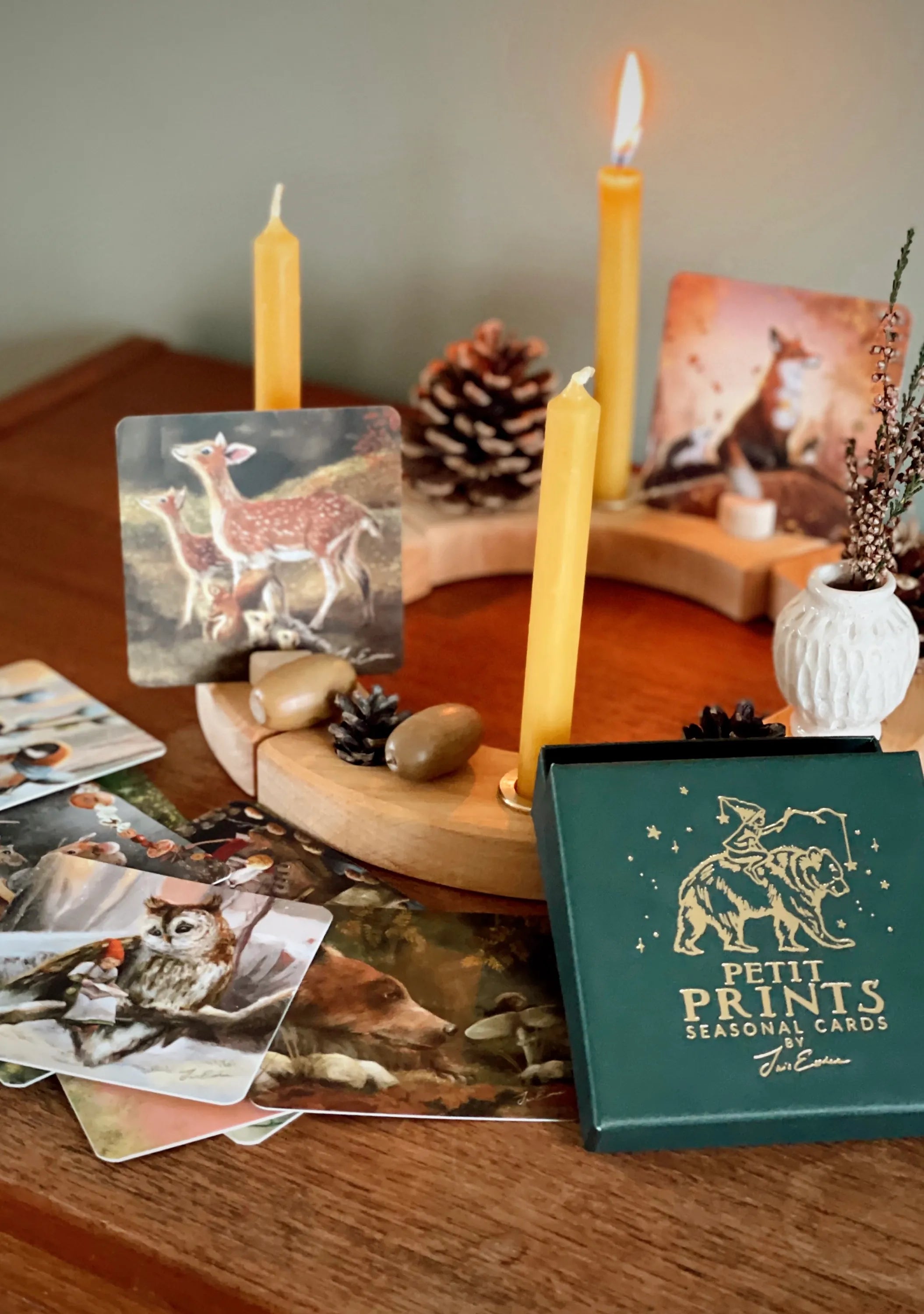 Petit Prints: Set van 16 minikaarten Seizoenen /Seasonal - Iris Esther