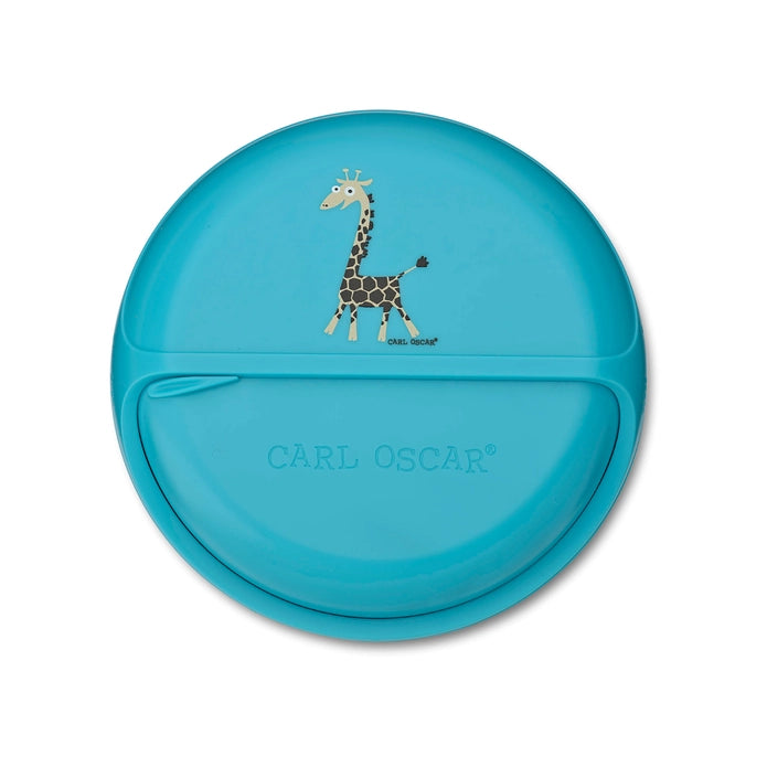 Kids MiniDISC™ Snacktrommel Giraffe Blue – Carl Oscar