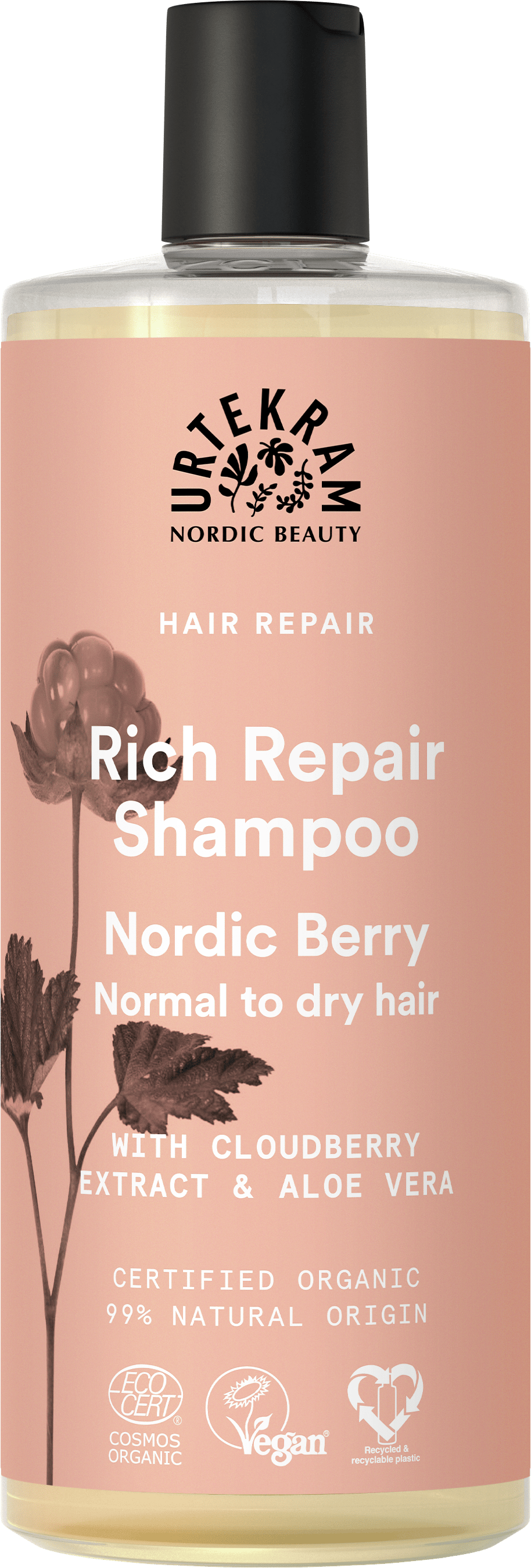 Nordic Berry Shampoo Repair 500 ml - Urtekram