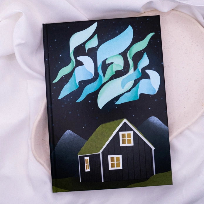 Iceland Northern Lights notitieboek A5 – Tilda & Theo