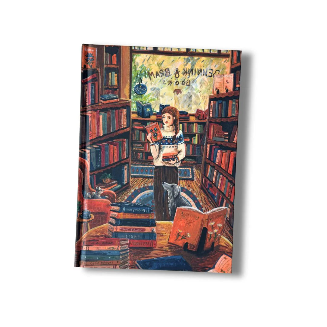 Notitieboek Het boekwinkeltje - Illustrator under a blankie